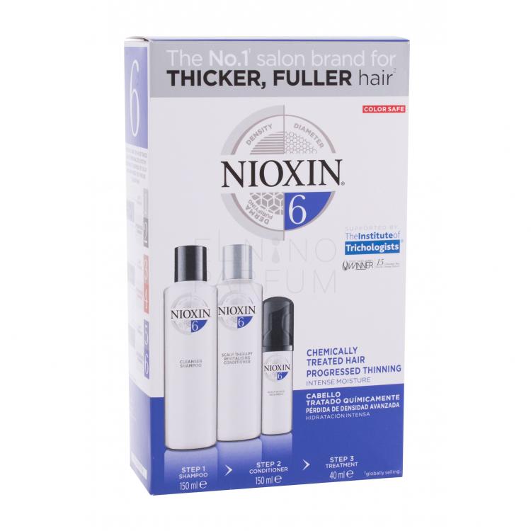 Nioxin System 6 Zestaw Szampon System 6 Cleanser Shampoo 150 ml + Odżywka System 6 Scalp &amp; Hair Treatment 40 ml