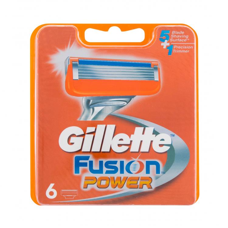 Gillette Fusion Power Wkład do maszynki dla mężczyzn 6 szt