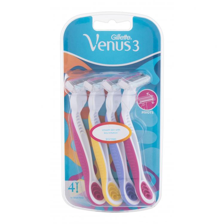 Gillette Venus 3 Simply Maszynka do golenia dla kobiet 4 szt