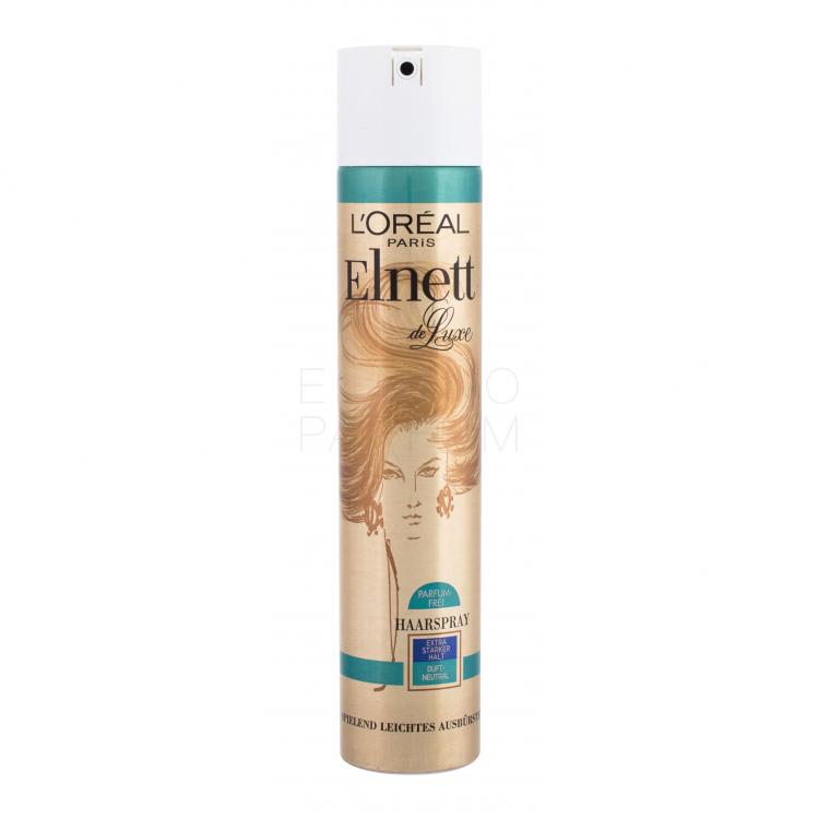 L&#039;Oréal Paris Elnett de Luxe Extra Strong Perfume-Free Lakier do włosów dla kobiet 300 ml