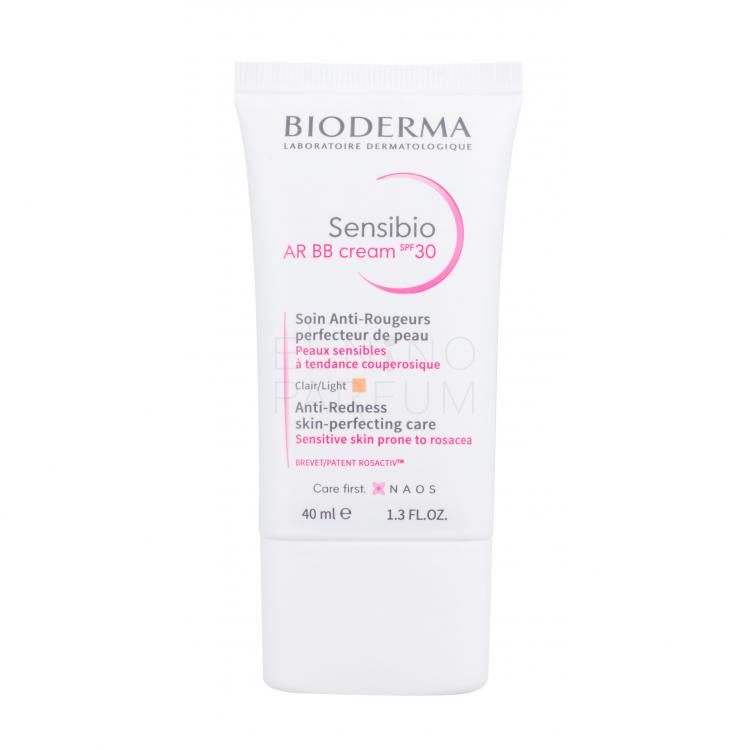 BIODERMA Sensibio AR BB Cream SPF30 Krem BB dla kobiet 40 ml Odcień Clair Light