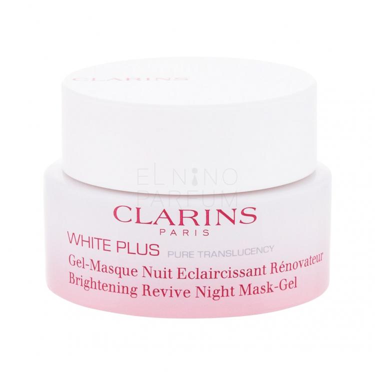 Clarins White Plus Brightening Revive Night Mask-Gel Maseczka do twarzy dla kobiet 50 ml tester