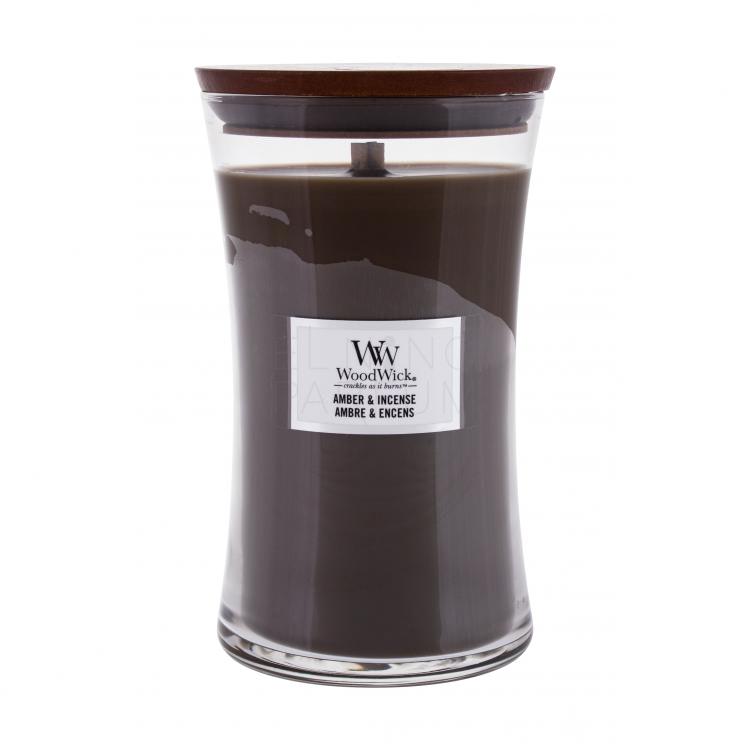 WoodWick Amber &amp; Incense Świeczka zapachowa 610 g