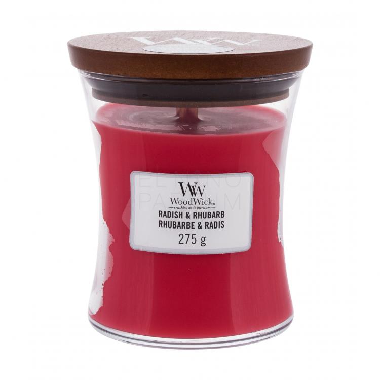 WoodWick Radish &amp; Rhubarb Świeczka zapachowa 275 g