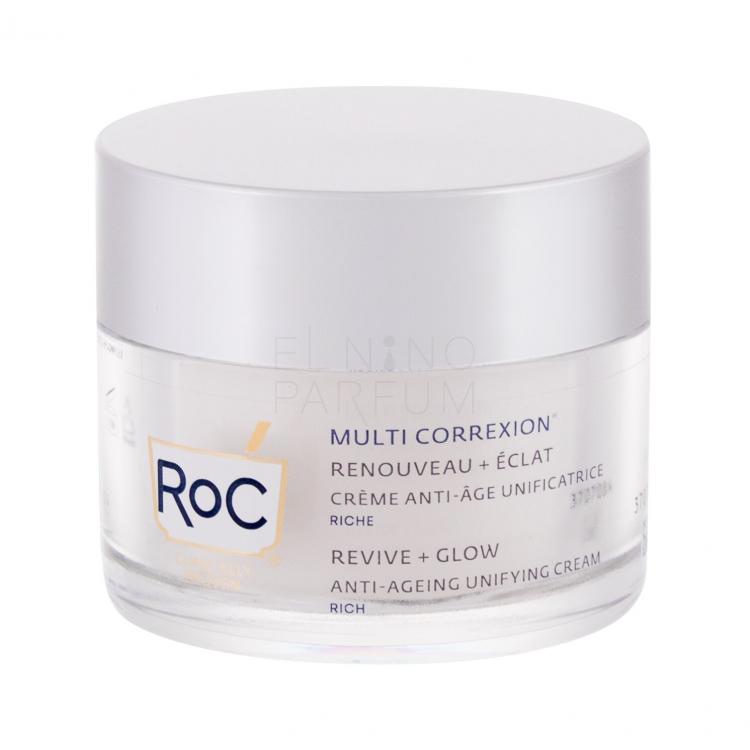 RoC Multi Correxion Revive + Glow Anti-Ageing Unifying Cream Krem do twarzy na dzień dla kobiet 50 ml