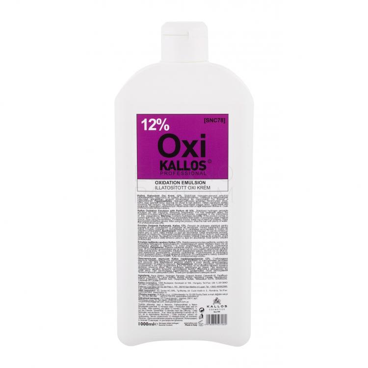Kallos Cosmetics Oxi 12% Farba do włosów dla kobiet 1000 ml
