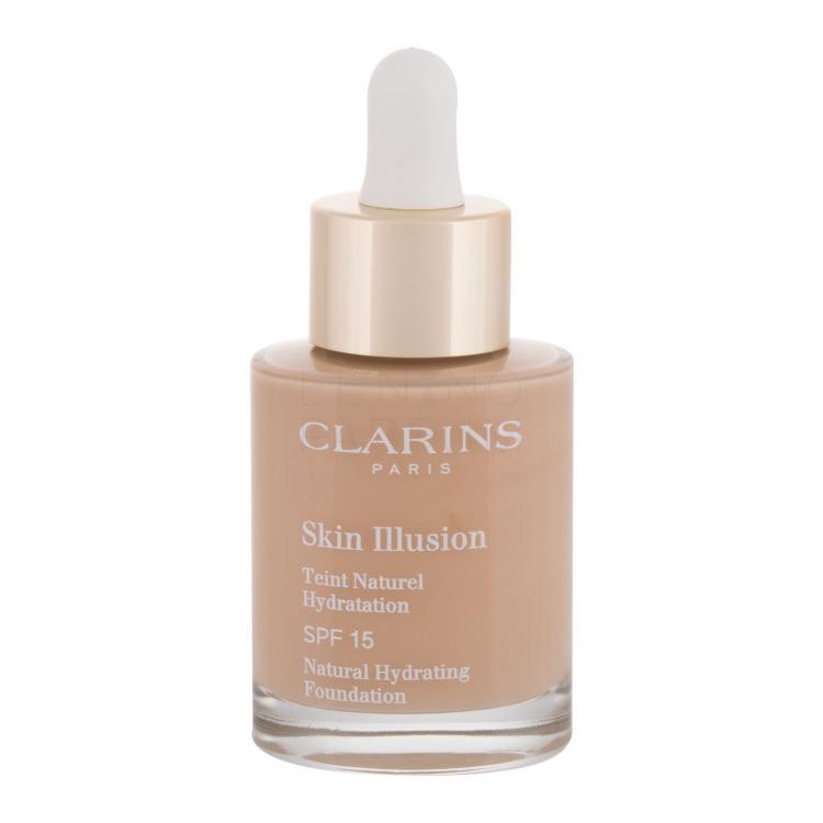 Clarins Skin Illusion Natural Hydrating SPF15 Podkład dla kobiet 30 ml Odcień 108 Sand