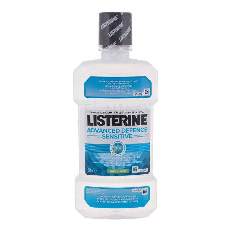 Listerine Advanced Defence Sensitive Fresh Mint Mouthwash Płyn do płukania ust 500 ml