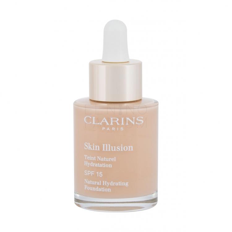 Clarins Skin Illusion Natural Hydrating SPF15 Podkład dla kobiet 30 ml Odcień 108.3 Organza