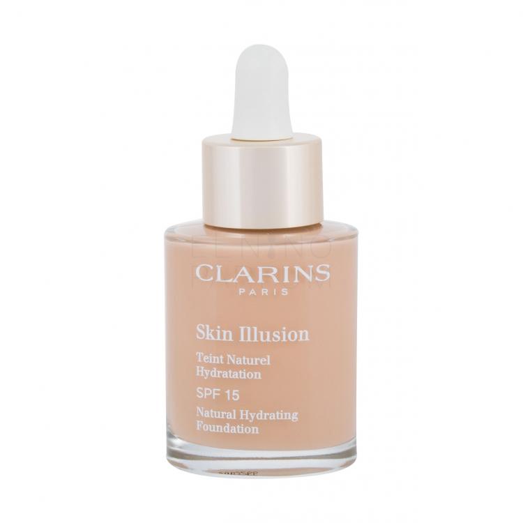 Clarins Skin Illusion Natural Hydrating SPF15 Podkład dla kobiet 30 ml Odcień 108.5 Cashew