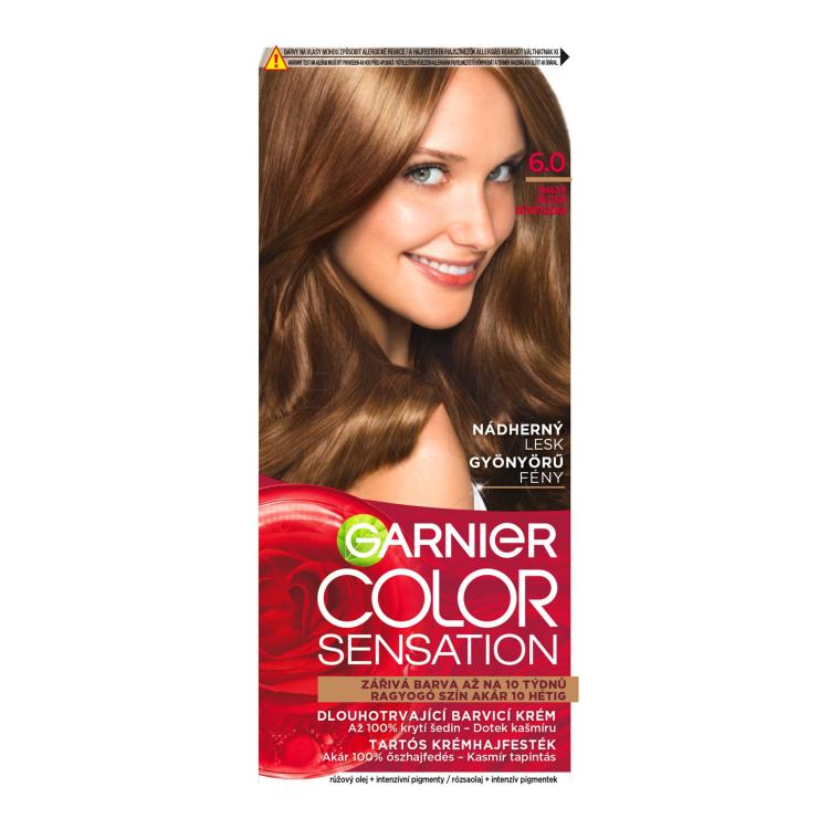 Garnier Color Sensation Farba do włosów dla kobiet 40 ml Odcień 6,0 Precious Dark Blonde