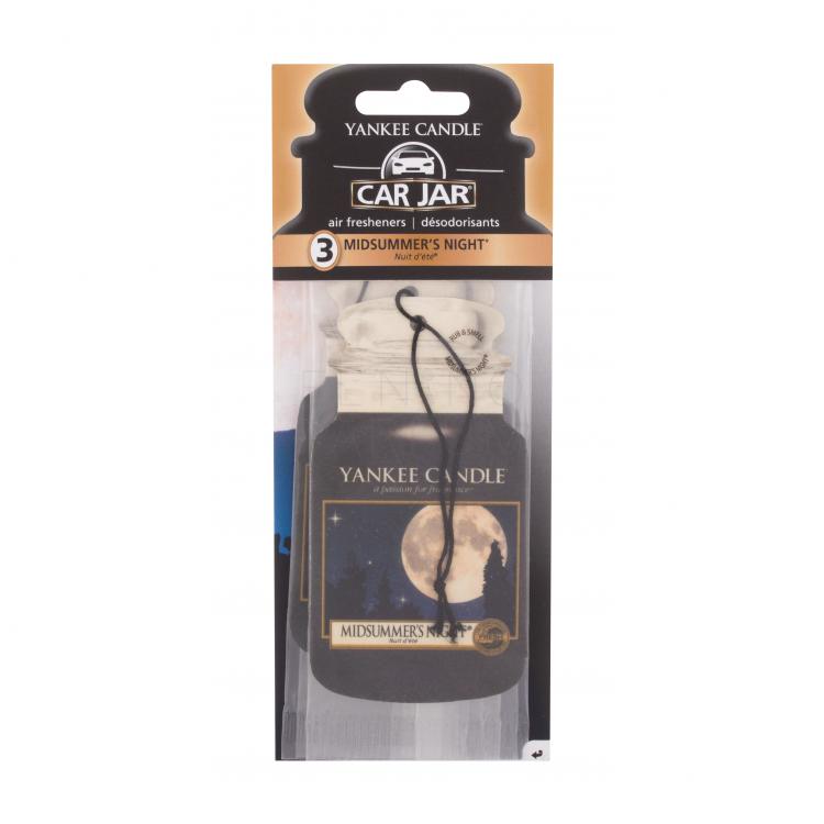 Yankee Candle Midsummer´s Night Car Jar Zapach samochodowy 3 szt