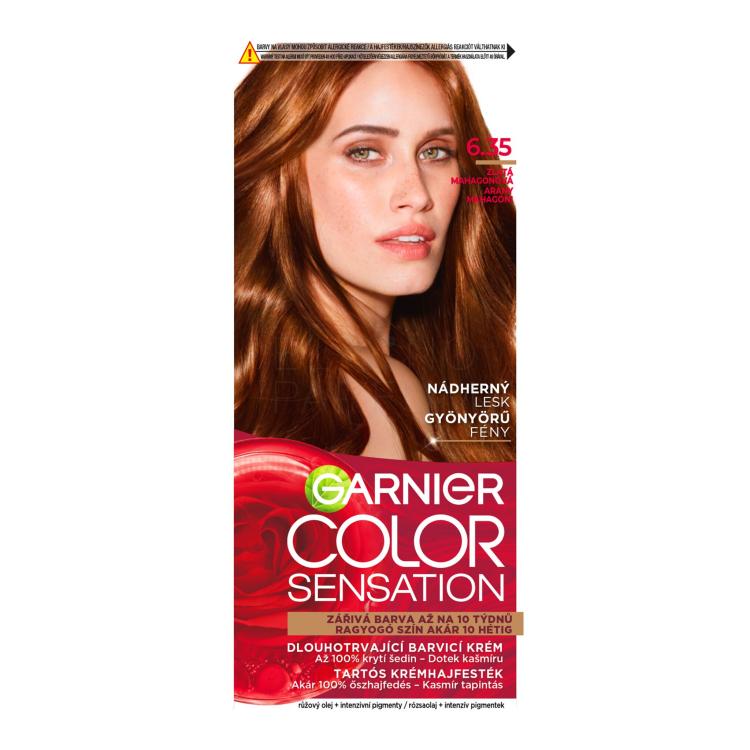 Garnier Color Sensation Farba do włosów dla kobiet 40 ml Odcień 6,35 Chic Orche Brown