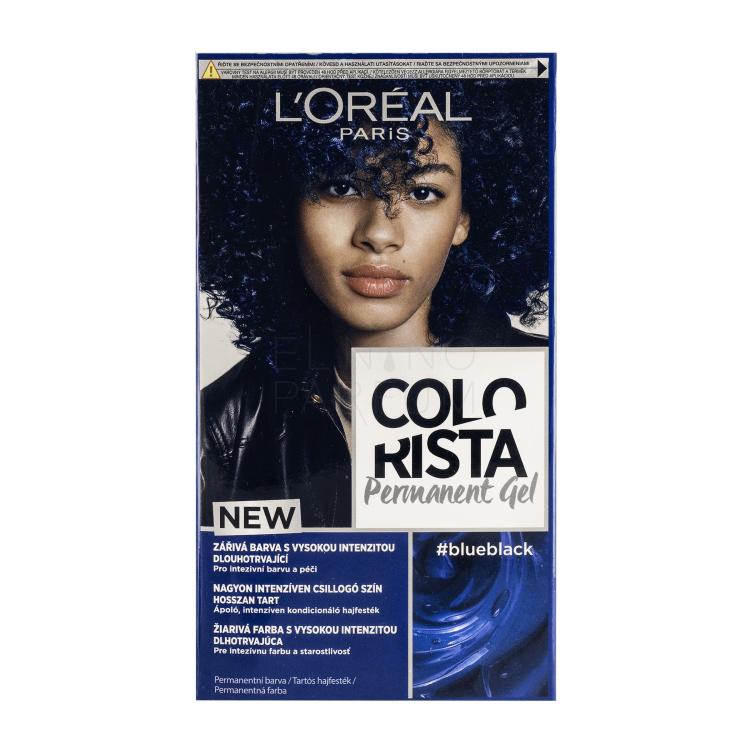 L&#039;Oréal Paris Colorista Permanent Gel Farba do włosów dla kobiet 60 ml Odcień Blue Black