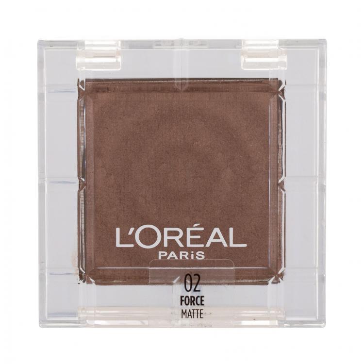 L&#039;Oréal Paris Color Queen Oil Eyeshadow Cienie do powiek dla kobiet 4 g Odcień 02 Force Matte