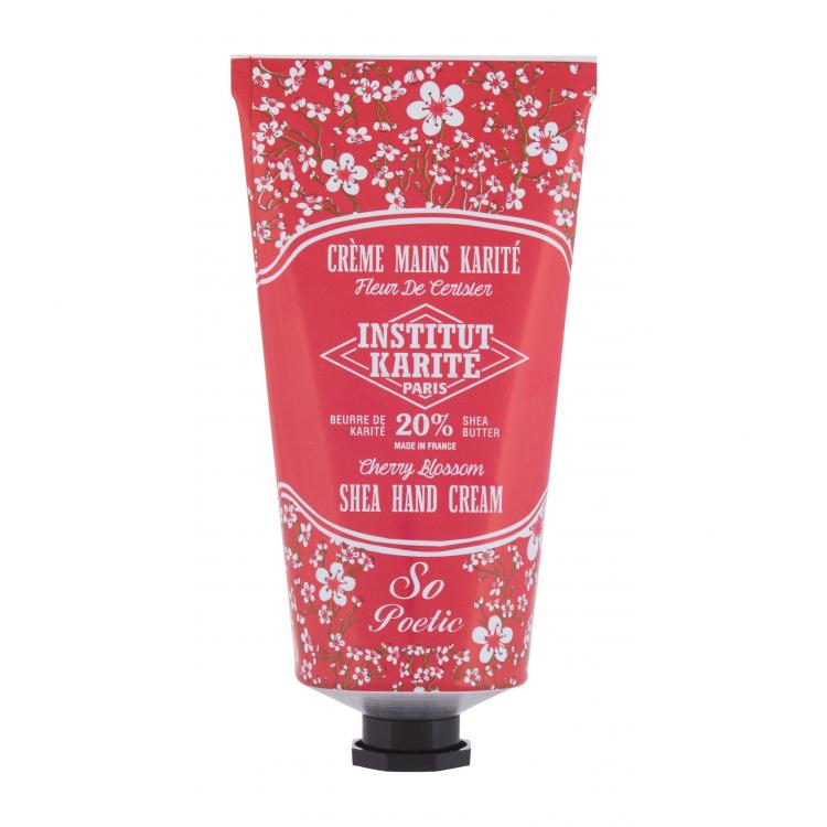 Institut Karité Shea Hand Cream Cherry Blossom Krem do rąk dla kobiet 75 ml