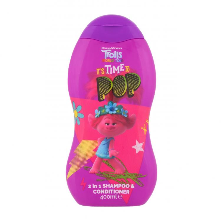 DreamWorks Trolls World Tour 2in1 Shampoo &amp; Conditioner Szampon do włosów dla dzieci 400 ml