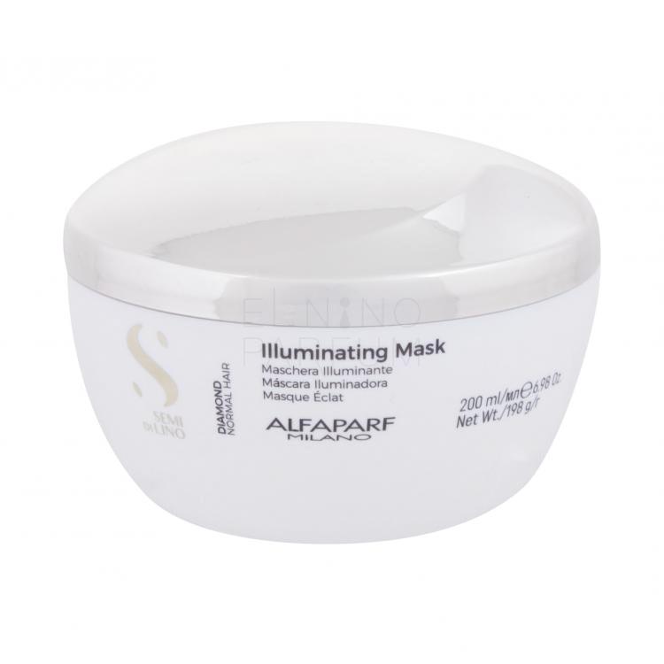 ALFAPARF MILANO Semi Di Lino Diamond llluminating Maska do włosów dla kobiet 200 ml