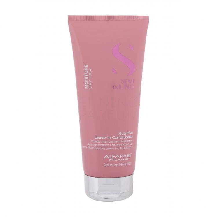 ALFAPARF MILANO Semi Di Lino Nutritive Leave-In Conditioner Odżywka dla kobiet 200 ml