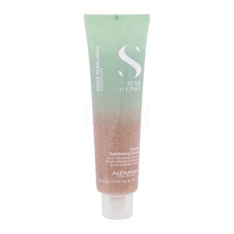 ALFAPARF MILANO Semi Di Lino Scalp Rebalance Gentle Exfoliating Scrub Preparat przeciwłupieżowy dla kobiet 150 ml