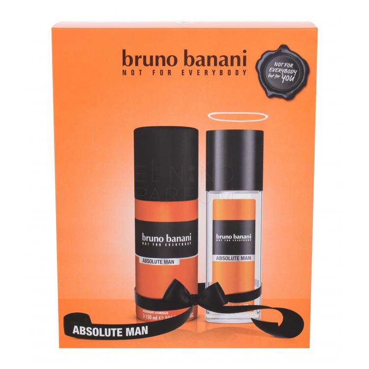Bruno Banani Absolute Man Zestaw Dezodorant natural spray 75 ml + dezodorant do ciała 150 ml