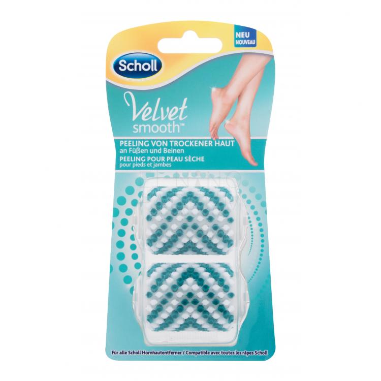 Scholl Velvet Smooth™ Exfoliation Roller For Dry Skin Pedicure dla kobiet 2 szt