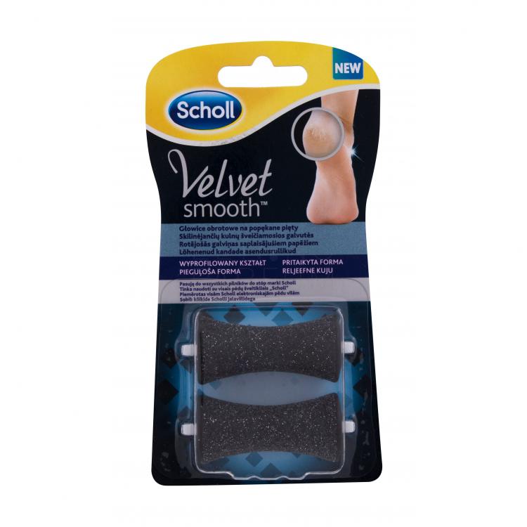 Scholl Velvet Smooth™ Cracked Heel Roller Pedicure dla kobiet 2 szt
