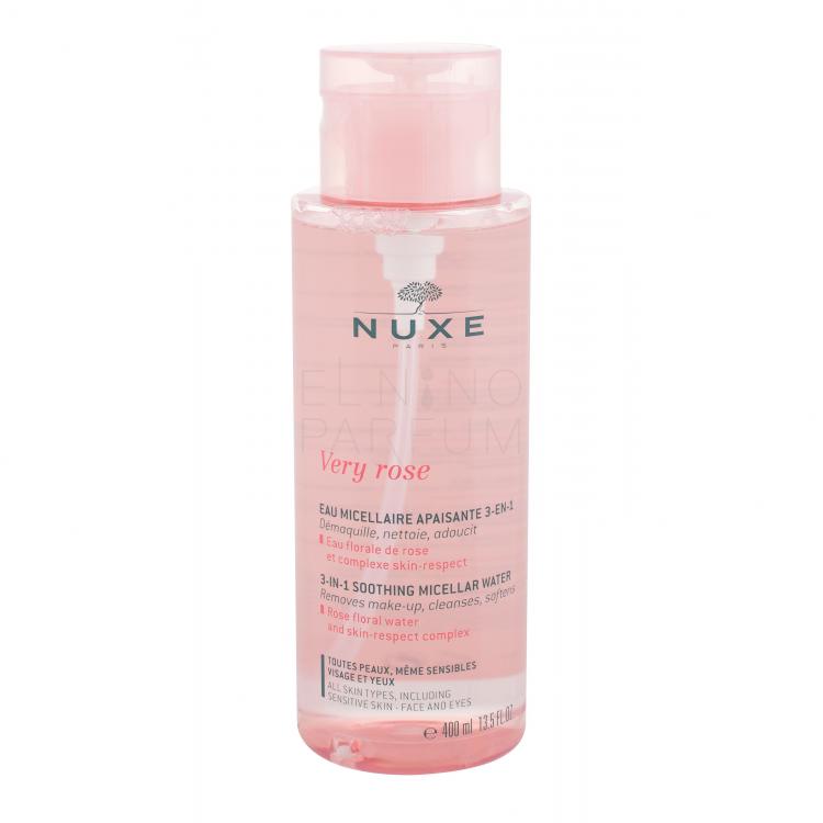 NUXE Very Rose 3-In-1 Soothing Płyn micelarny dla kobiet 400 ml