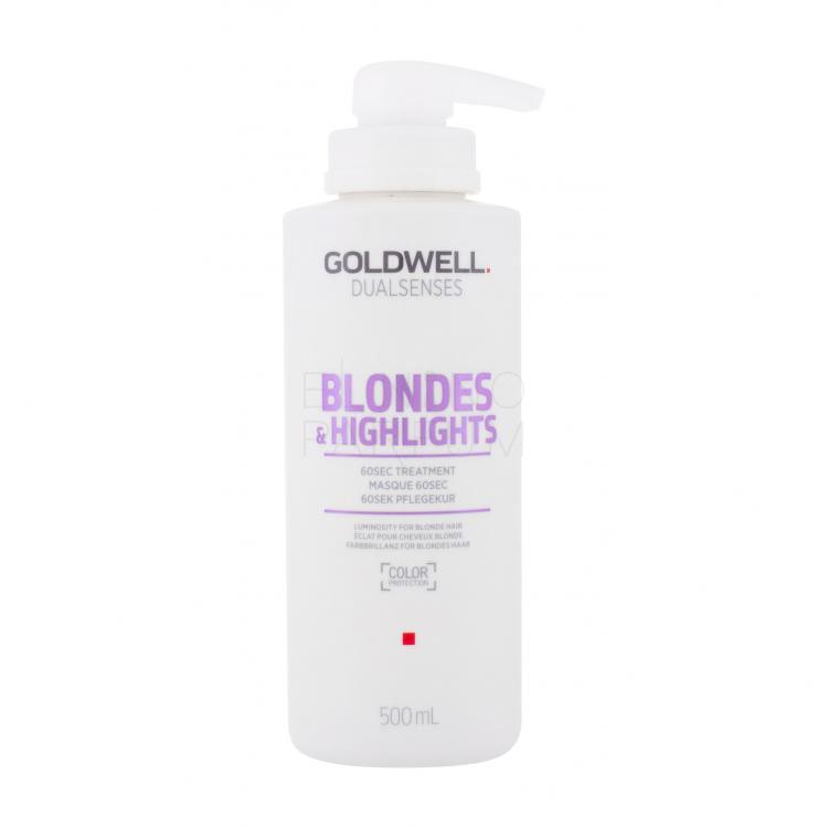 Goldwell Dualsenses Blondes Highlights 60 Sec Treatment Maska do włosów dla kobiet 500 ml