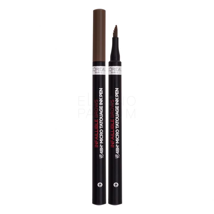 L&#039;Oréal Paris Infaillible Brows 48H Micro Tatouage Ink Pen Kredka do brwi dla kobiet 1 g Odcień 5.0 Light Brunette