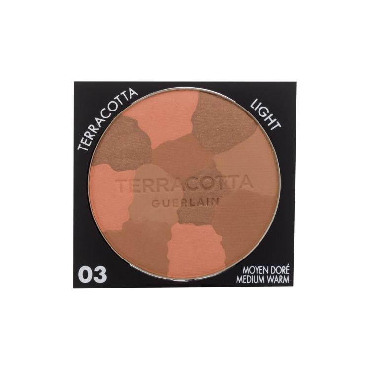 Guerlain Terracotta Light The Sun-Kissed Glow Powder Bronzer dla kobiet 6 g Odcień 03 Medium Warm tester