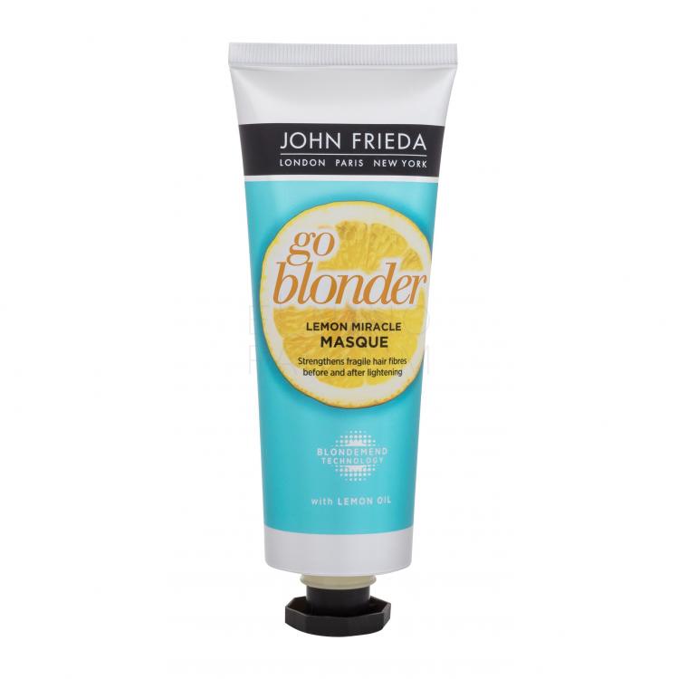 John Frieda Sheer Blonde Go Blonder Lemon Miracle Masque Maska do włosów dla kobiet 100 ml