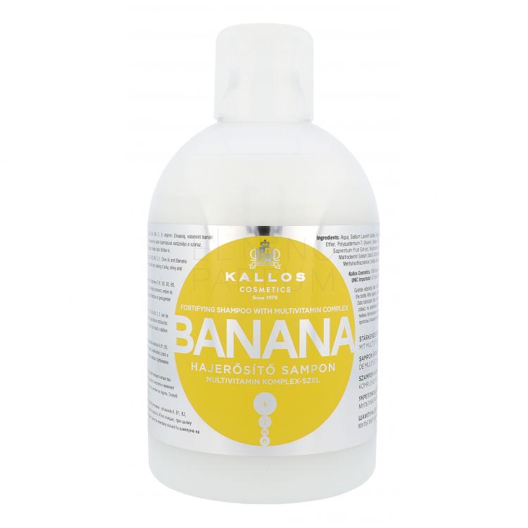 Kallos Cosmetics Banana Szampon do włosów dla kobiet 1000 ml