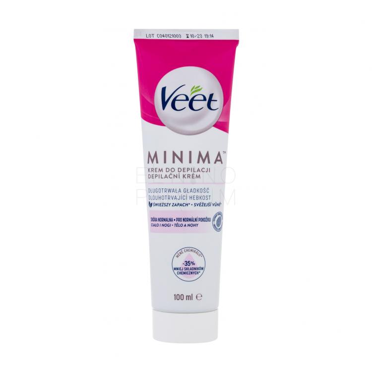 Veet Minima Hair Removal Cream Normal Skin Akcesoria do depilacji dla kobiet 100 ml