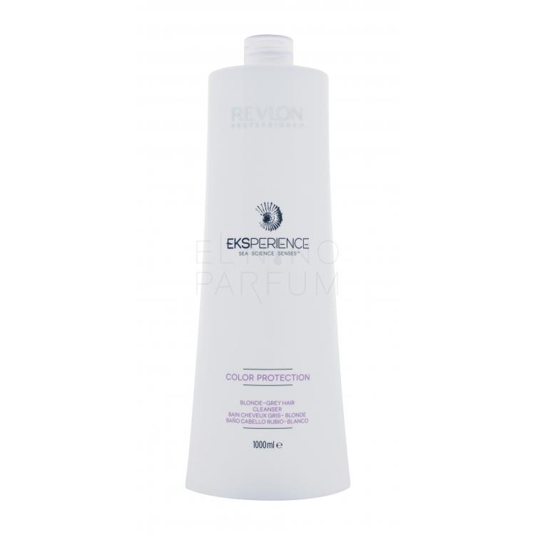 Revlon Professional Eksperience Color Protection Blonde &amp; Grey Hair Cleanser Szampon do włosów dla kobiet 1000 ml
