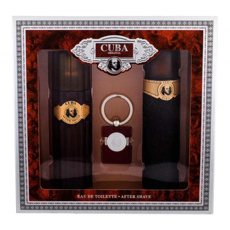 Cuba Gold Zestaw Edt 100ml + 100ml Woda po goleniu + breloczek