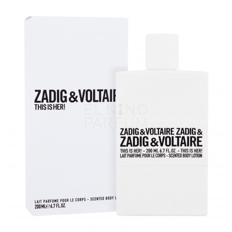 Zadig &amp; Voltaire This is Her! Mleczko do ciała dla kobiet 200 ml