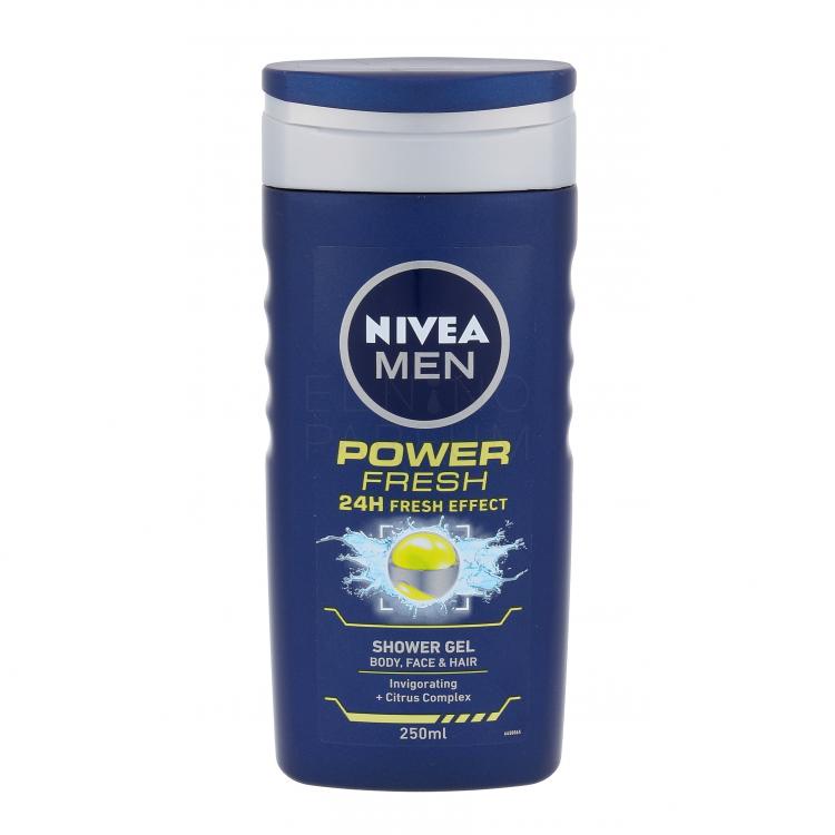 Nivea Men Power Fresh Żel pod prysznic dla mężczyzn 250 ml