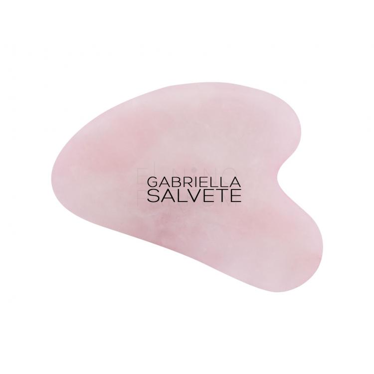 Gabriella Salvete Face Massage Stone Rose Quartz Gua Sha Rolka i kamień do masażu dla kobiet 1 szt