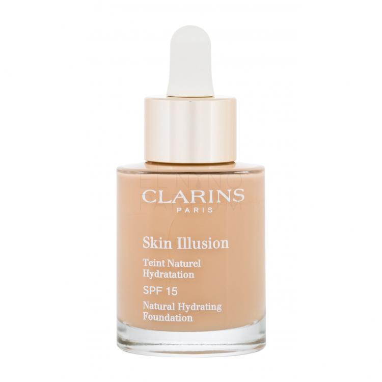 Clarins Skin Illusion Natural Hydrating SPF15 Podkład dla kobiet 30 ml Odcień 110 Honey