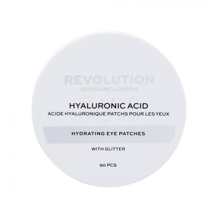 Revolution Skincare Hyaluronic Acid Hydrating Eye Patches Maseczka na okolice oczu dla kobiet 60 szt