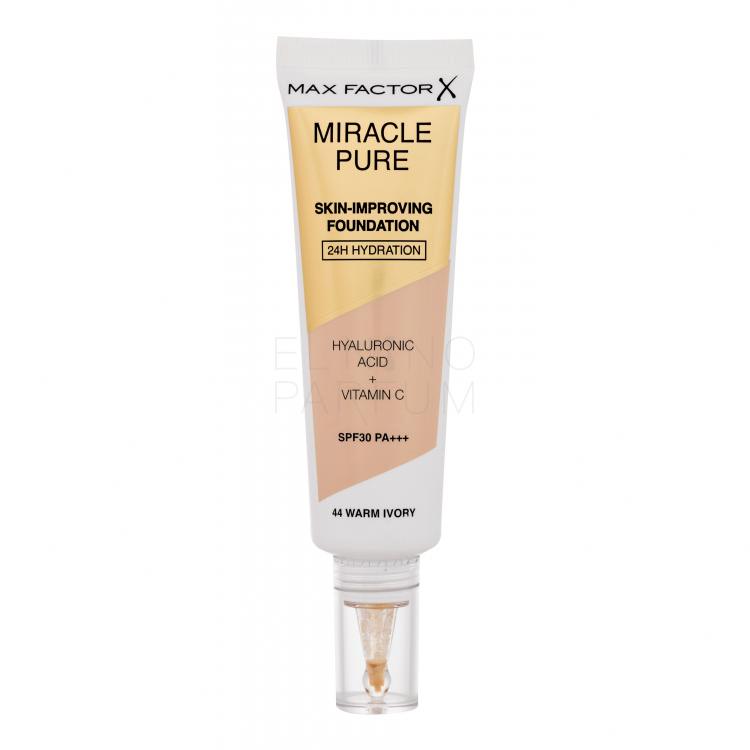 Max Factor Miracle Pure Skin-Improving Foundation SPF30 Podkład dla kobiet 30 ml Odcień 44 Warm Ivory