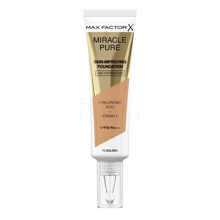 Max Factor Miracle Pure Skin-Improving Foundation SPF30 Podkład dla kobiet 30 ml Odcień 75 Golden