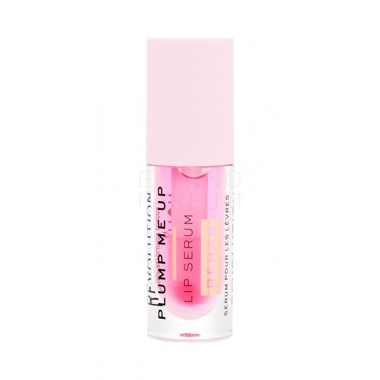 Makeup Revolution London Rehab Plump Me Up Lip Serum Olejek do ust dla kobiet 4,6 ml Odcień Pink Glaze