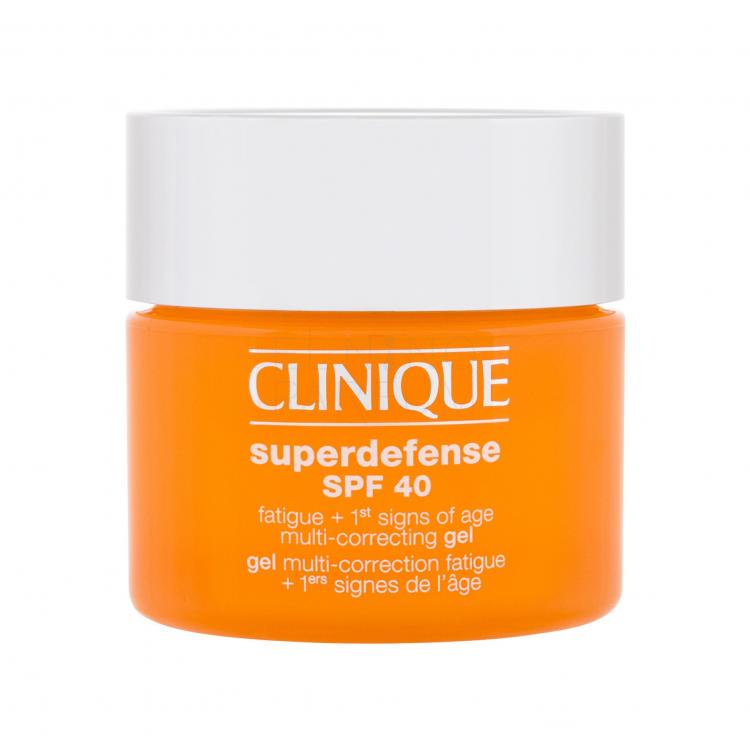 Clinique Superdefense Multi-Correcting SPF40 Żel do twarzy dla kobiet 50 ml