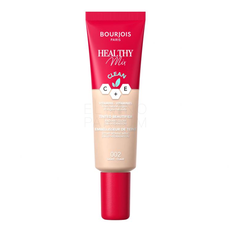 BOURJOIS Paris Healthy Mix Tinted Beautifier Krem BB dla kobiet 30 ml Odcień 002 Light