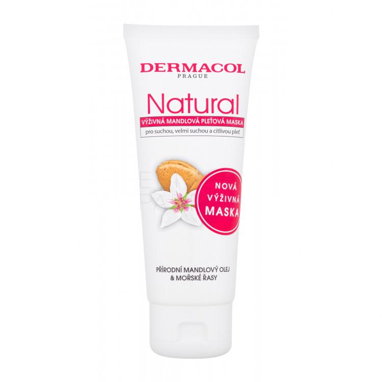 Dermacol Natural Almond Face Mask Maseczka do twarzy dla kobiet 100 ml