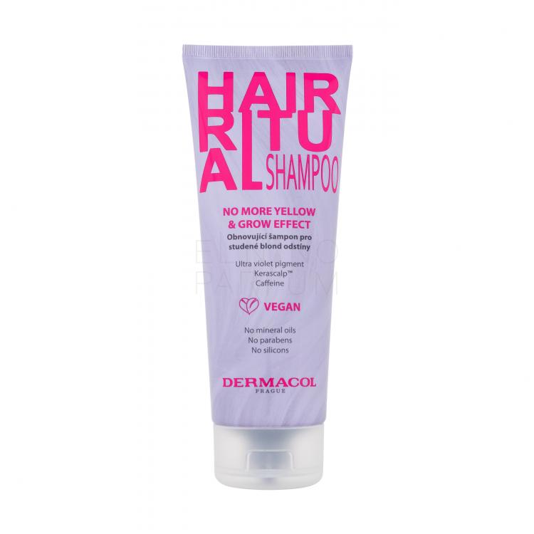 Dermacol Hair Ritual No More Yellow &amp; Grow Shampoo Szampon do włosów dla kobiet 250 ml