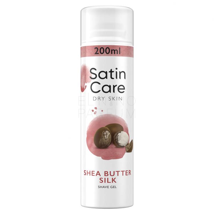 Gillette Satin Care Dry Skin Shea Butter Silk Żel do golenia dla kobiet 200 ml