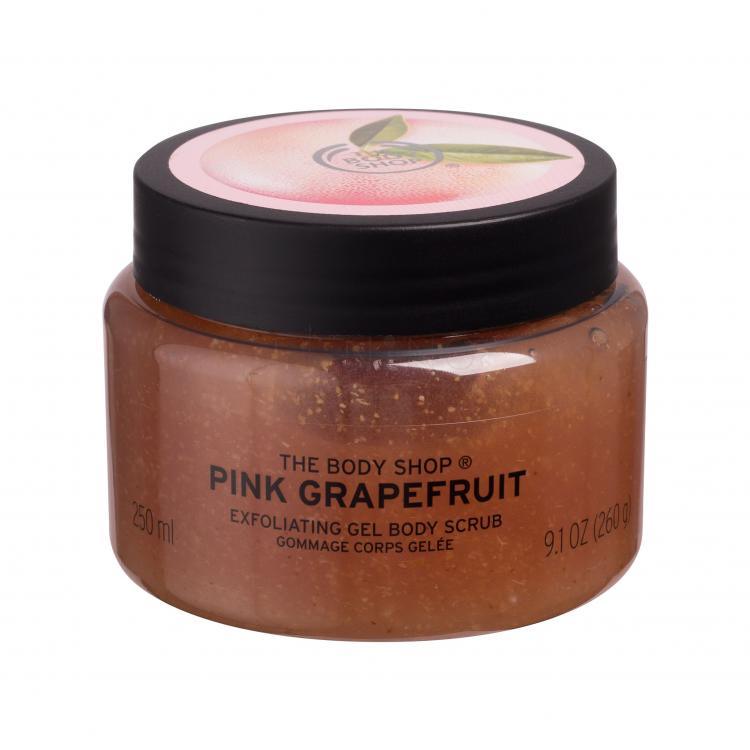 The Body Shop Pink Grapefruit Exfoliating Gel Body Scrub Peeling do ciała dla kobiet 250 ml